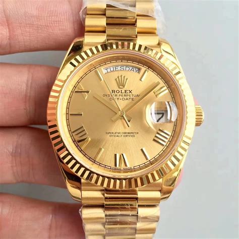 rolex yellow gold replica japanese mechanism|how to identify a rolex watch.